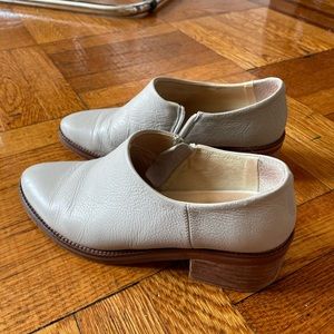 Gray Miista block heel shoes